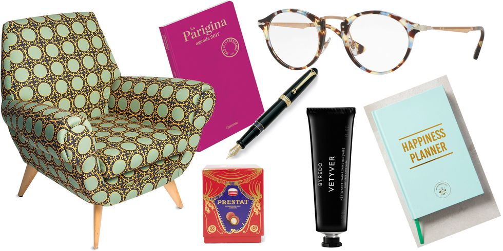 ufficio-poltrona-la-double-j-planner-anthropologie-la-parigina-ines-la-fressange-byredo-sapone-tartufi-prestat-penna-aurora-occhiali-persol