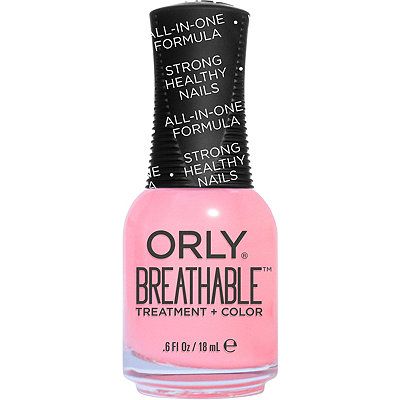 <p>Orly Breathable è il primo smalto "che respira": perfetto se si usa il gel ma si vuol far riposare le unghie togliendolo.</p>