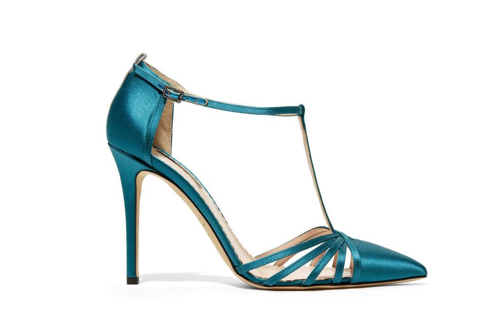 Footwear, Blue, High heels, Teal, Aqua, Turquoise, Azure, Electric blue, Basic pump, Beige, 