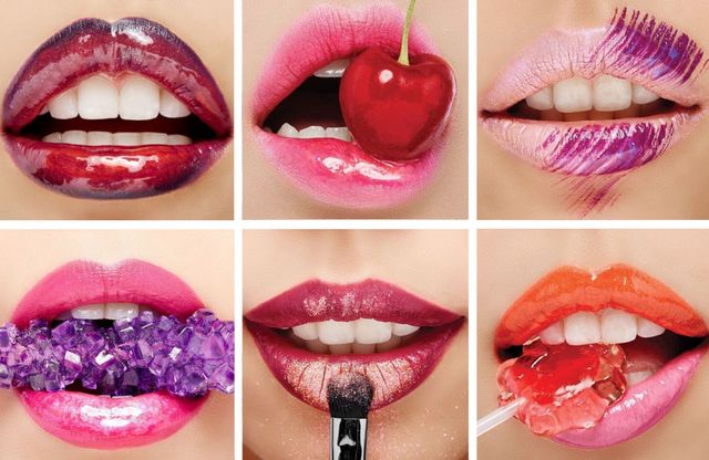 Lip, Skin, Purple, Tooth, Violet, Red, Magenta, Pink, Lipstick, Style, 