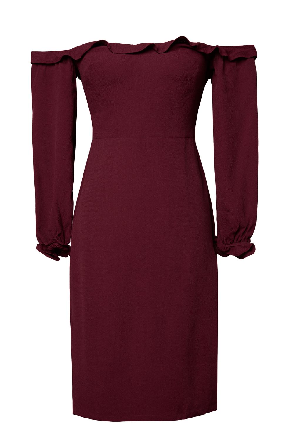 <p>The Reformation Prue Dress, $218; <a href="https://www.thereformation.com/products/prue-dress-garnet" target="_blank">thereformation.com</a></p>