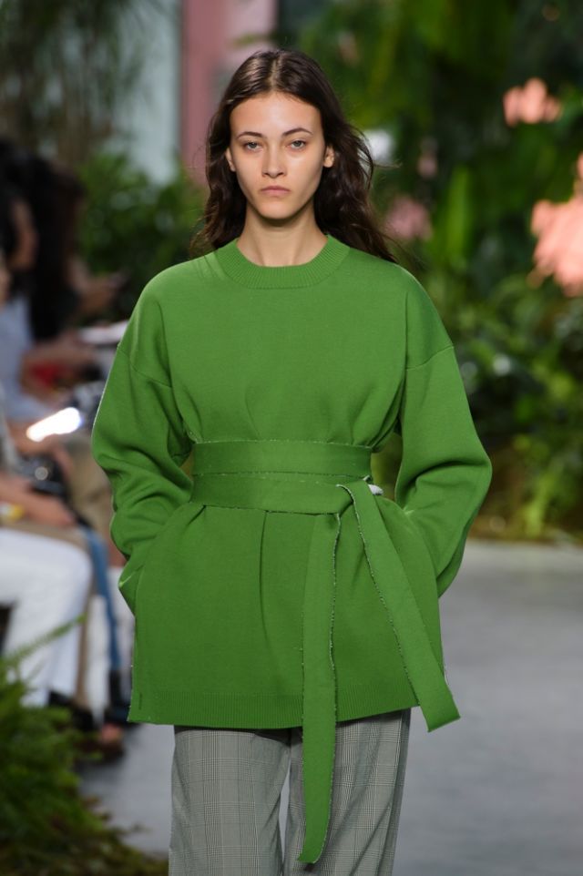 tendenza moda verde greenery