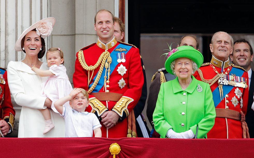 Royal family at Trooping The Colour