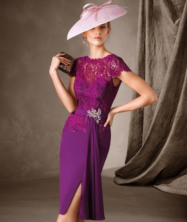Clothing, Dress, Shoulder, Textile, Joint, Purple, Hat, One-piece garment, Magenta, Pink, 