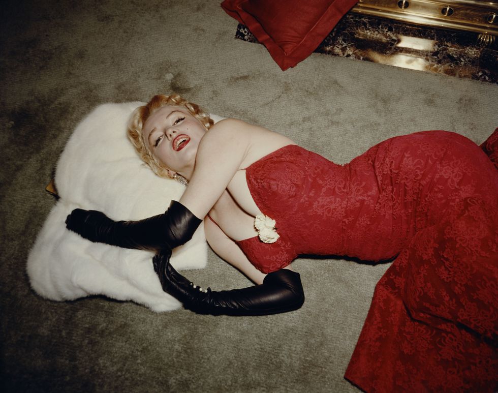 <p>Photographed by Gene Lester, who shot celebs for the <em>Saturday Evening Post</em>. These images ran alongside an article about her, titled <a href="http://www.saturdayeveningpost.com/2016/04/25/archives/reprint/marilyn-monroe.html">"The New Marilyn Monroe,"</a> full of some of her best quotes (or "Monroeisms"). </p>