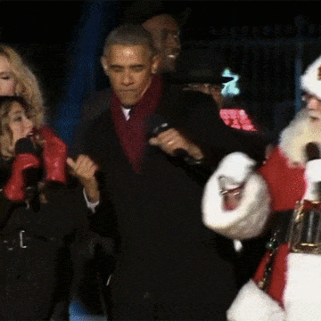 <strong>The Occasion: </strong>The 2014 National Christmas Tree Lighting

<strong>The Song: </strong>A groovy take on "Jingle Bells"

<strong>Witnesses: </strong>Santa Clause and the American people.

<strong>Awkward Scale: </strong>🙈