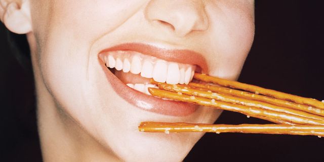 Lip, Food, Tooth, Cuisine, Ingredient, French fries, Jaw, Organ, Fried food, Dish, 