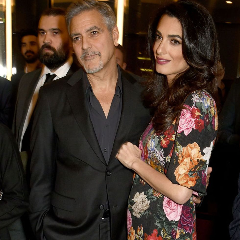 <p>After <a href="http://www.redbookmag.com/body/pregnancy-fertility/news/a48364/amal-clooney-baby-bump-photos/" target="_blank" data-tracking-id="recirc-text-link">rumors</a> circulated in late January, <em data-redactor-tag="em" data-verified="redactor">The Talk&nbsp;</em><span>host Julie Chen <a href="http://www.redbookmag.com/body/pregnancy-fertility/news/a48637/amal-clooney-is-pregnant-with-twins/" target="_blank" data-tracking-id="recirc-text-link">confirmed</a> that the couple is expecting twins on February 9. Amal is due in June.&nbsp;</span></p>