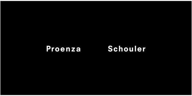 La sfilata Proenza Schouler in streaming
