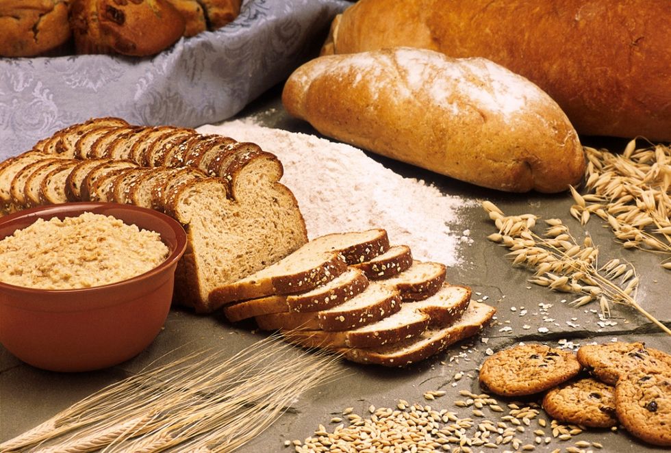 Food, Bread, Finger food, Cuisine, Ingredient, Baked goods, Gluten, Snack, Brown bread, Dessert, 