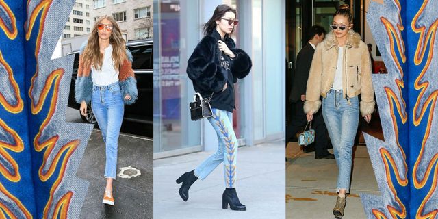 Gigi Hadid Bella Hadid jeans