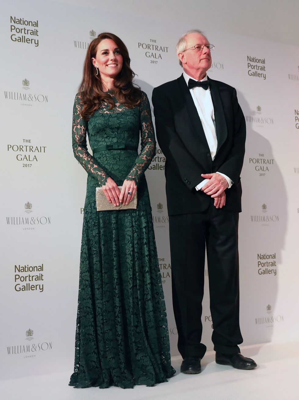 Kate Middleton vestito di pizzo verde