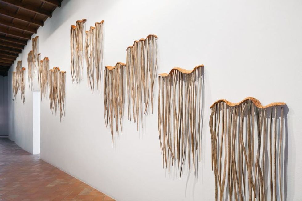 <p>Terracotta e legno
installazione
Courtesy Lorenzo Cambin<span class="redactor-invisible-space"></span></p>