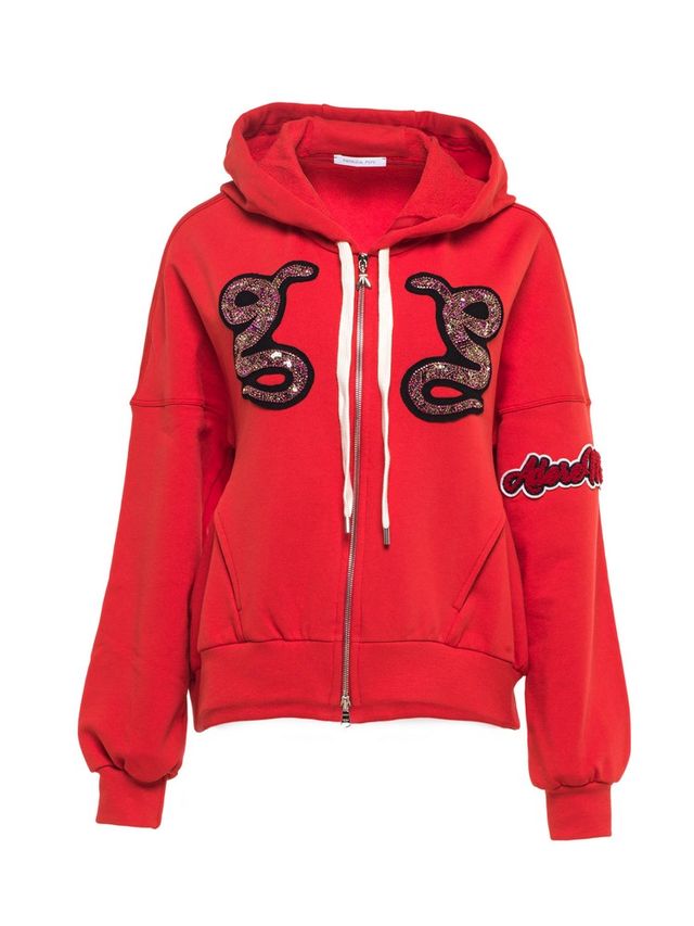 Clothing, Product, Sleeve, Collar, Jacket, Red, Textile, Outerwear, White, Sweatshirt, 