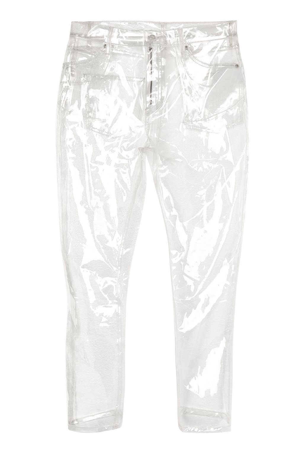I jeans in plastica trasparente di Topshop per la Primavera Estate 2017