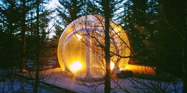 Hotel in Islanda a forma di bolla