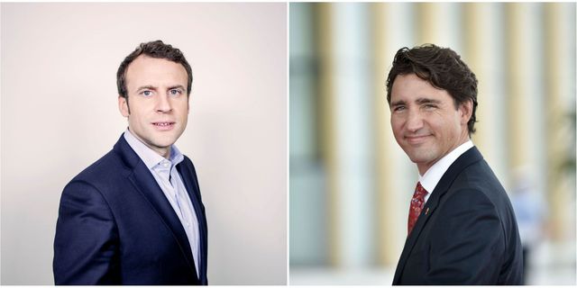 Uomini politici più belli: Macron o Trudeau?