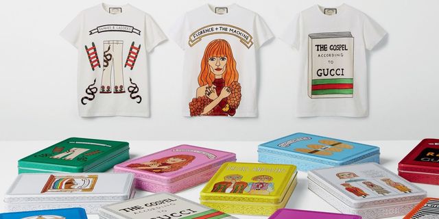 Le T-shirt Gucci con i disegni di Angelica Hicks