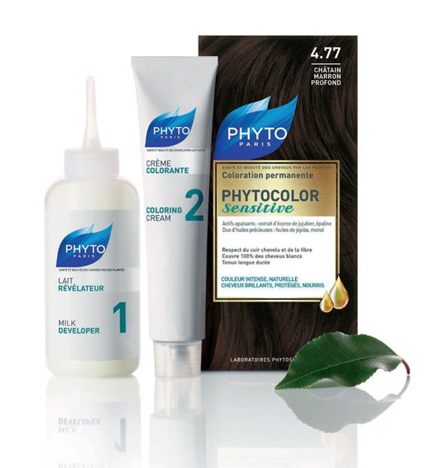 Phytocolor Sensitive di Phyto. In 6 nuance, dal castano chiaro al castano scuro (€12,50 in farmacia)