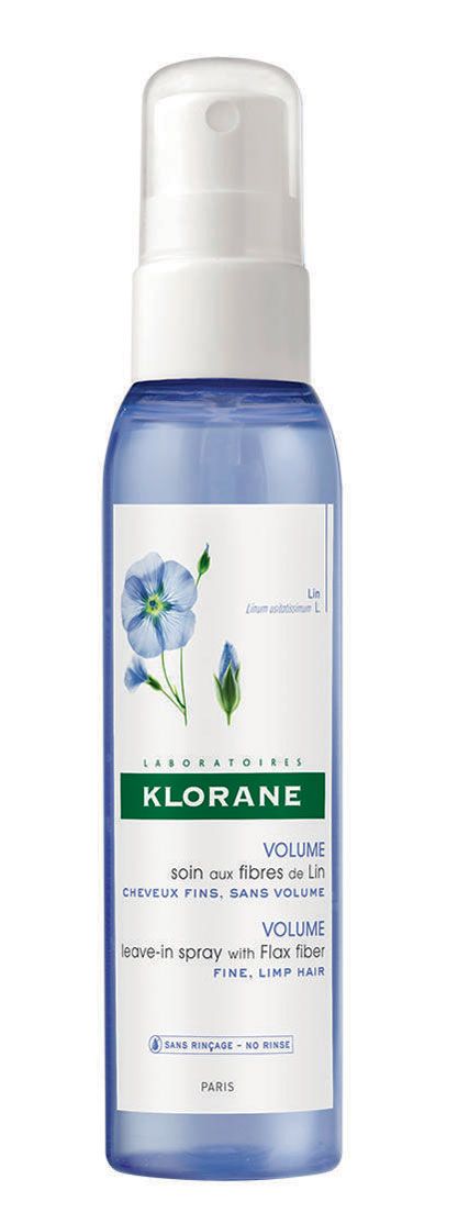 Fibre di lino danno corpo alla materia: Soin aux Fibres de Lin Volume di Klorane (€14,90 in farmacia)