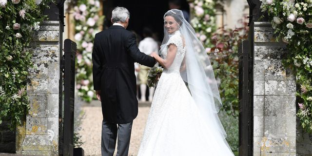 Pippa Middleton in her wedding dress