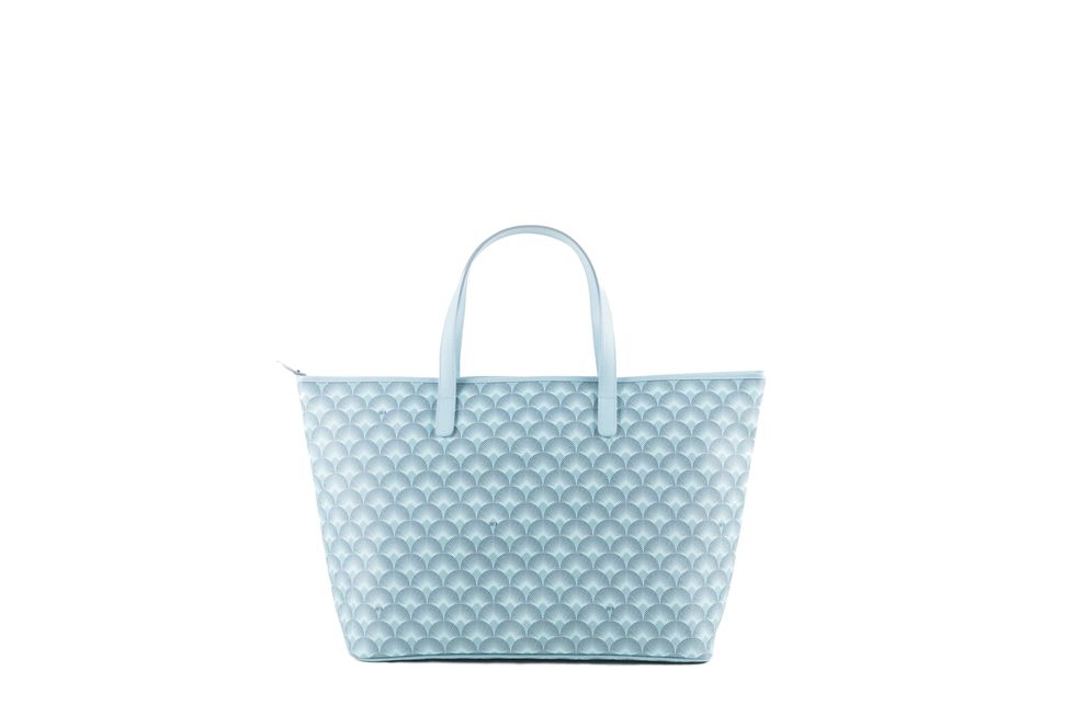 White, Handbag, Bag, Turquoise, Product, Fashion accessory, Tote bag, Design, Pattern, 