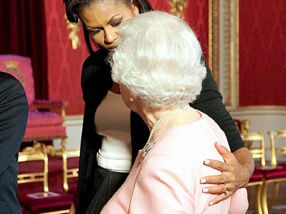 La Regina Elisabetta e Michelle Obama
