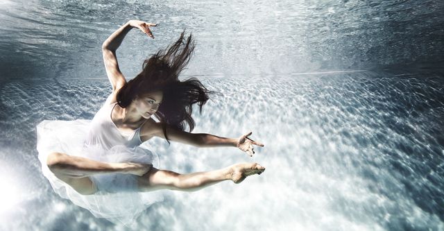 Water, Happy, Fun, Photography, Jumping, Dancer, Reflection, Modern dance, Leisure, Wave, 
