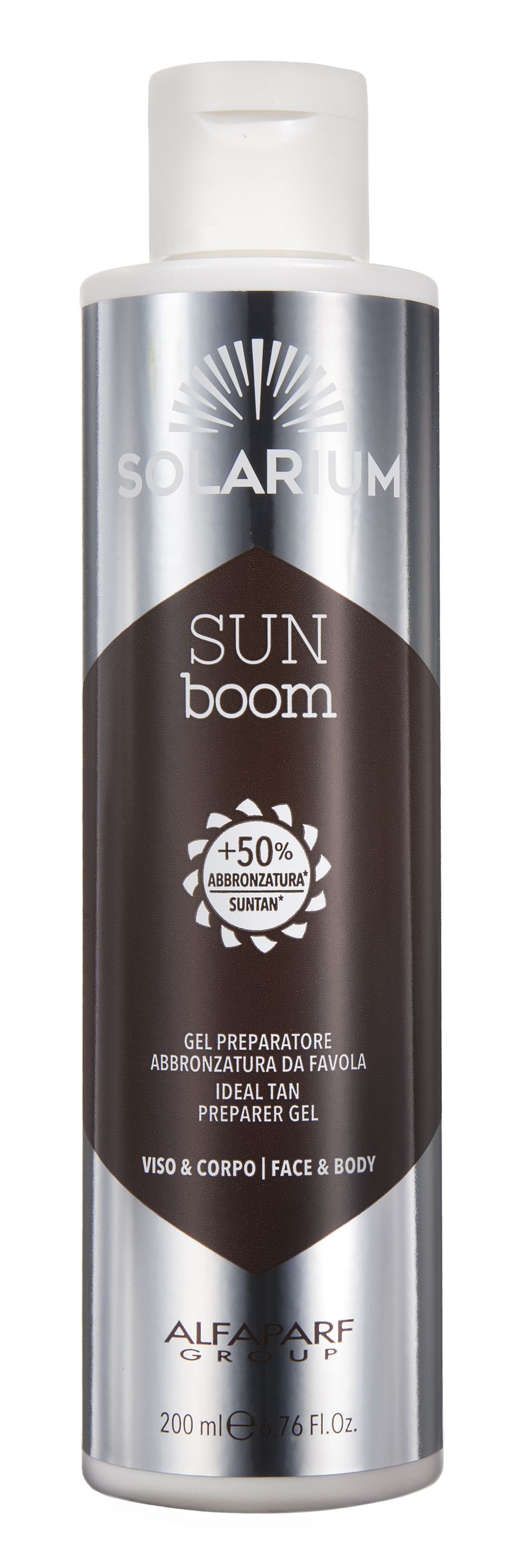 Si usa 20 giorni primadell'esposizione su visoe corpo per accelerare latintarella: Solarium SunBoom Gel PreparatoreAbbronzatura da Favoladi Alfaparf (27 euro,in istituto).