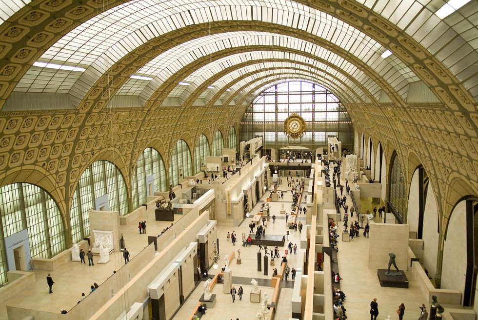 La stazione ferroviaria Gare d'Orsay che ospita il Museo d'Orsay