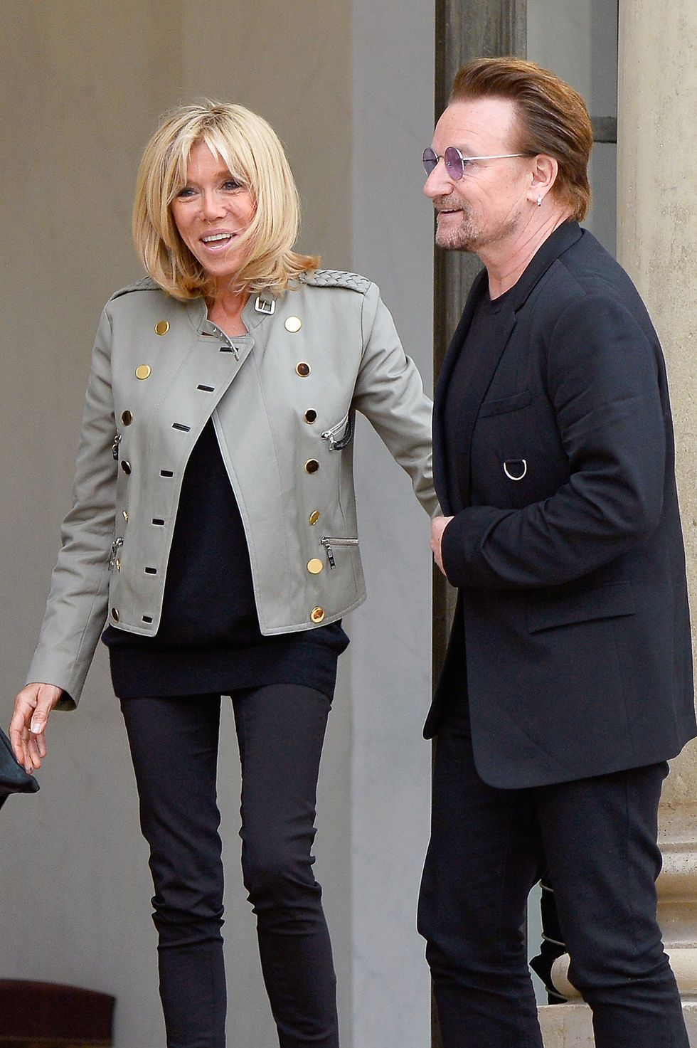 Brigitte Macron e Bono