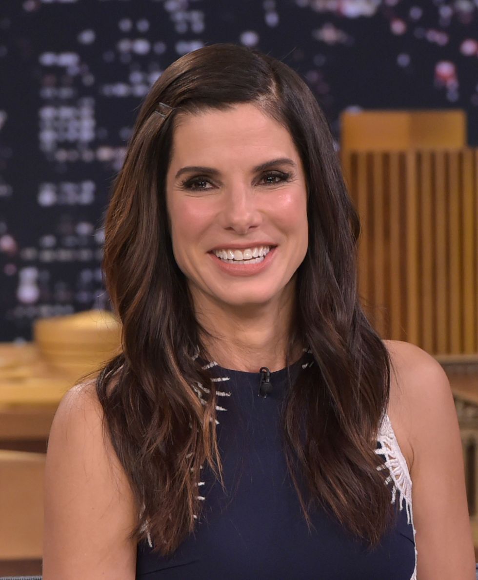 NEW YORK, NY - OCTOBER 28:  Sandra Bullock Visits "The Tonight Show Starring Jimmy Fallon" at Rockefeller Center on October 28, 2015 in New York City.  (Photo by Theo Wargo/NBC/Getty Images for "The Tonight Show Starring Jimmy Fallon")