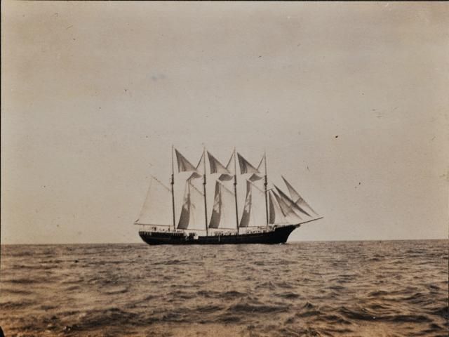 Il veliero Flying Cloud di proprietà del Duca di Westminster nel 1926.