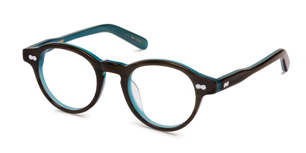 Eyewear, Glasses, Vision care, Product, Blue, Brown, Glass, Photograph, Aqua, Line, 
