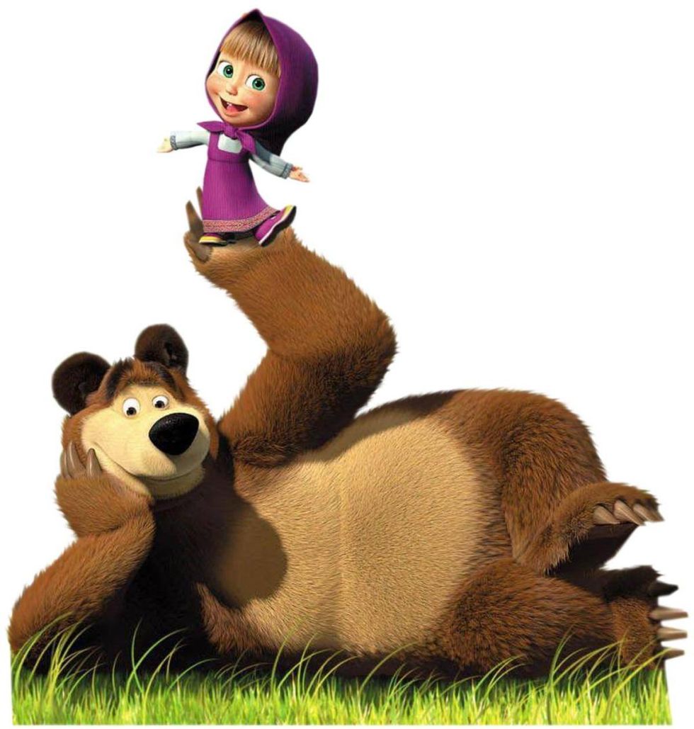 Animated cartoon, Cartoon, Animation, Toy, Animal figure, Illustration, Bear, Brown bear, Grizzly bear, Clip art, 