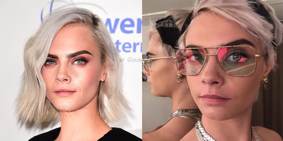 Cara Delevingne New Cropped Hair