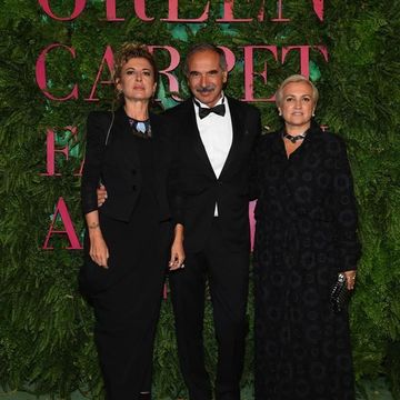 Carlo Capasa con Ilaria e Silvia Fendi