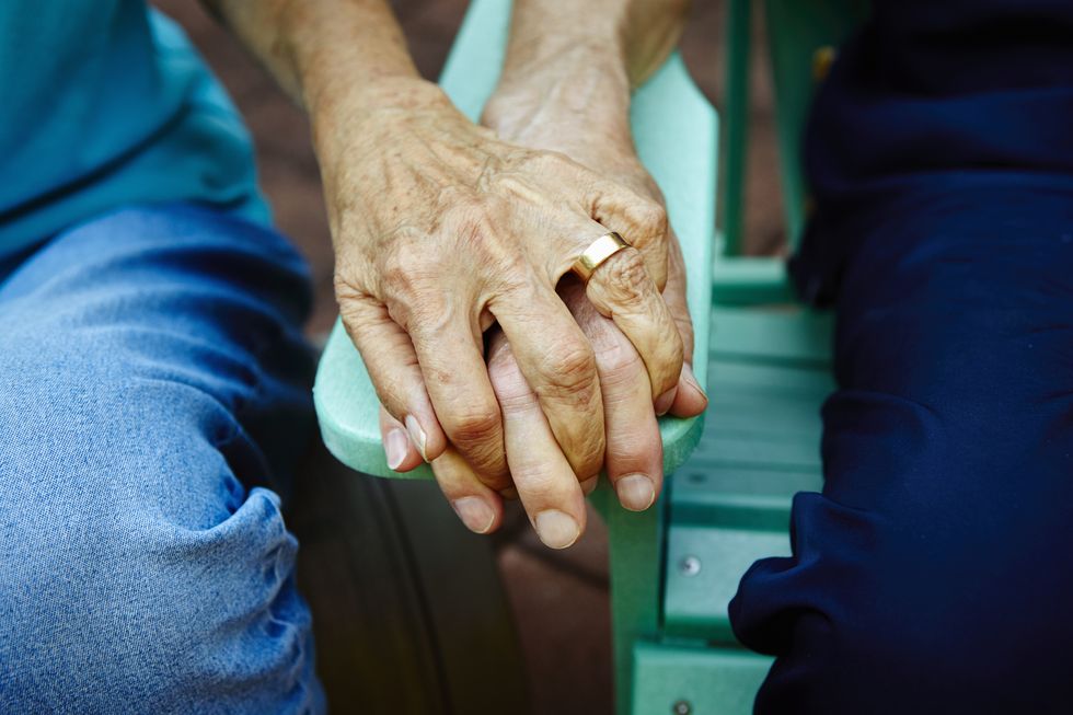 Old Couple Hold Hands | ELLE UK