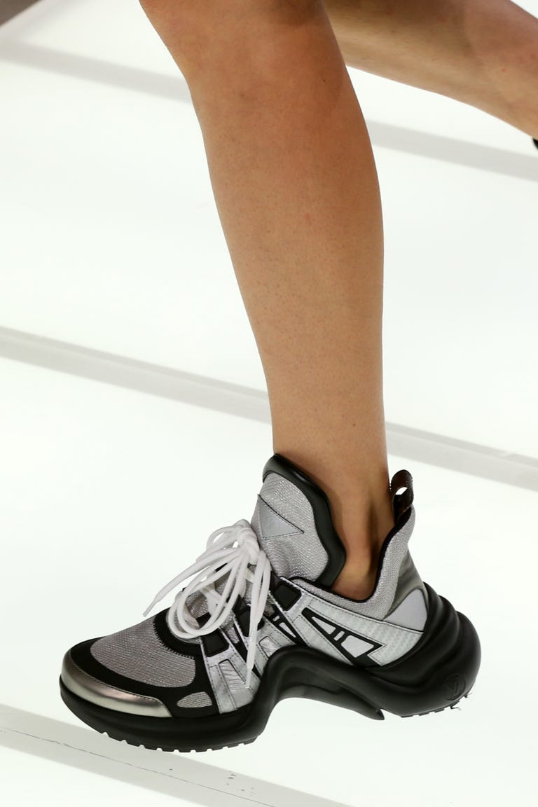 Risultati immagini per louis vuitton sneakers sfilata 2018