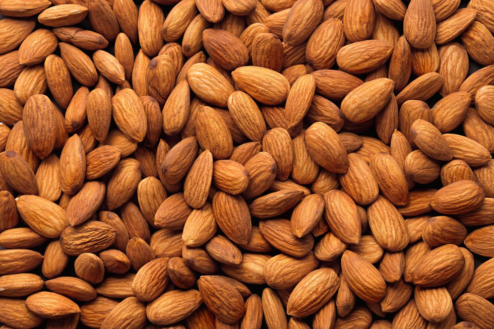 Food, Almond, Nut, Nuts & seeds, Superfood, Apricot kernel, Plant, Ingredient, Dried fruit, Produce, 