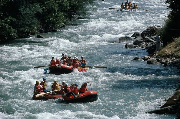 Rafting, River, Rapid, Body of water, Water resources, Water transportation, Raft, Watercourse, Water, Stream, 