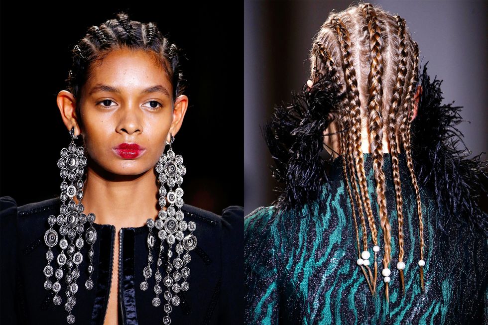 Hair, Hairstyle, Cornrows, Fashion, Beauty, Lip, Black hair, Braid, Dreadlocks, Long hair, 