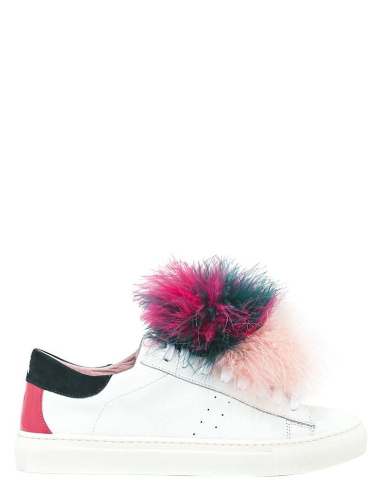 Footwear, Pink, Fur, Shoe, Feather, Sneakers, 