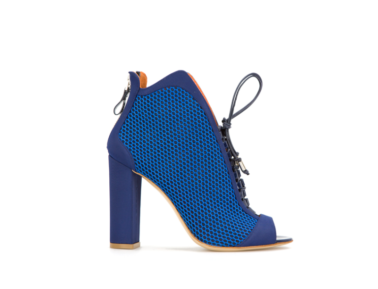 Footwear, High heels, Cobalt blue, Blue, Shoe, Electric blue, Turquoise, Slingback, Leg, Sandal, 