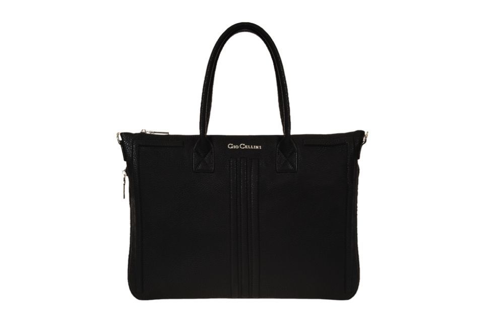 Handbag, Bag, Black, White, Product, Fashion accessory, Tote bag, Leather, Shoulder bag, Material property, 