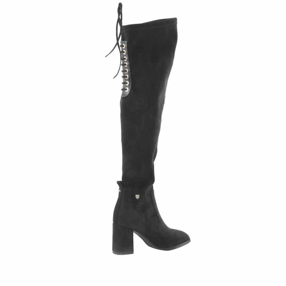 Footwear, Boot, Knee-high boot, Shoe, Riding boot, Brown, Leg, Suede, Leather, High heels, 
