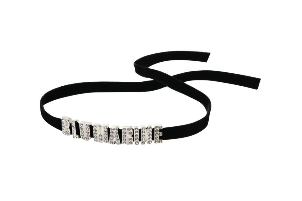 Fashion accessory, Hair accessory, Headband, Bracelet, Font, Jewellery, Wristband, Black-and-white, Hair tie, Symbol, 