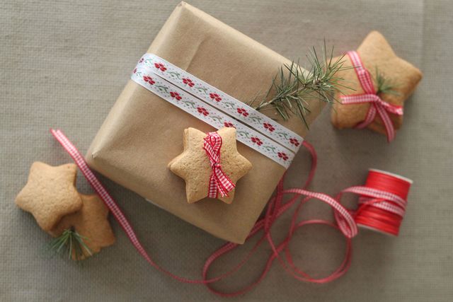 Gift wrapping, Present, Pink, Twine, Paper, Wedding favors, Party favor, Christmas decoration, 