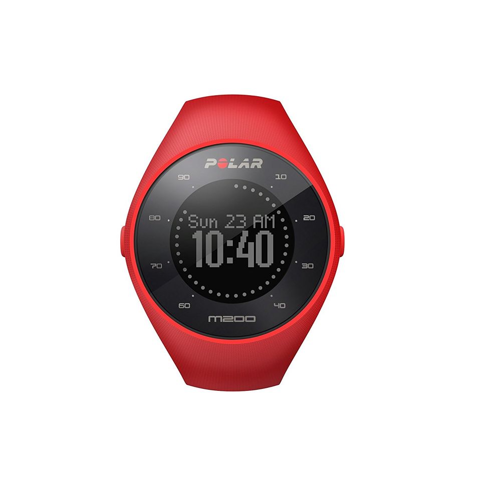 Watch, Red, Digital clock, Stopwatch, Heart rate monitor, Analog watch, 