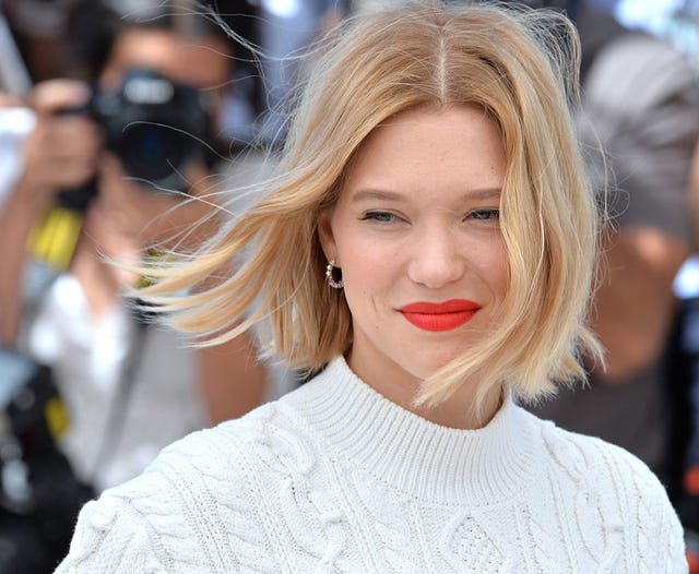 Lea Seydoux - Short Layered Hairstyle - Louis Vuitton's 2023